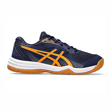 Asics Upcourt 5 GS [1074A039-404] 大童 排球鞋 入門款 室內 運動 羽球 桌球 深藍