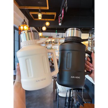 超大容量保溫杯2023新款女全鋼316不銹鋼戶外運動大水壺男2000ml