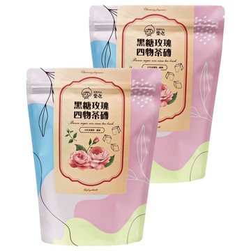 CHILL 愛吃 黑糖四物玫瑰磚  17g  10個裝  2組