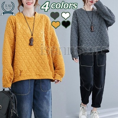 プルオーバー パーカー レディースファッション 秋 秋服 冬服 キルトパーカー フーディー 長袖 トレーナー クルーネック アウトドア 通販 Lineポイント最大get Lineショッピング