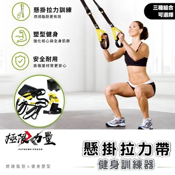 TRX懸吊系統 懸掛 拉力帶 懸掛式 訓練帶 拉力器 拉力繩 瑜伽 健身器材 懸吊 阻力帶