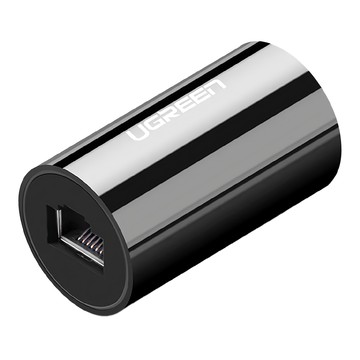UGREEN 綠聯 RJ45網路線延長對接頭  黑色  1個  43mm