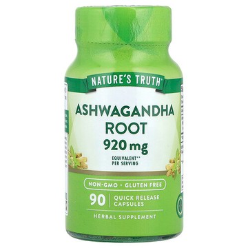 Nature's Truth, 南非醉茄根，90 粒速釋膠囊（每粒膠囊 460 毫克）