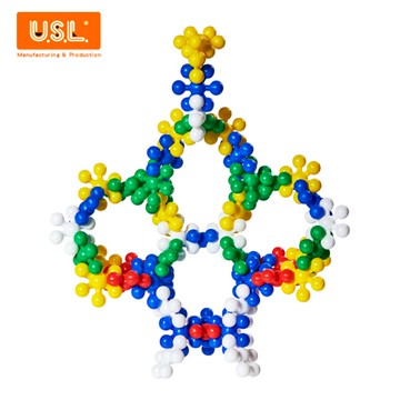 《台灣製USL遊思》教具 積木 小葡萄積木 ( 90 PCS ) 東喬精品百貨