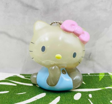 【震撼精品百貨】Hello Kitty 凱蒂貓~日本SANRIO三麗鷗 KITTY吊飾鎖圈-矽膠坐*13721