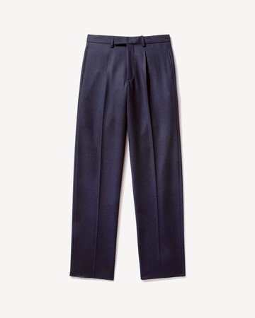 Noah Single-Pleat Trouser Dark Navy / 30