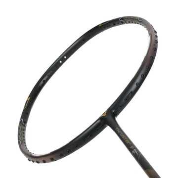 VICTOR 突擊球拍-羽毛球拍 空拍 訓練 勝利 台灣製 TK-F-C-3U 黑金白