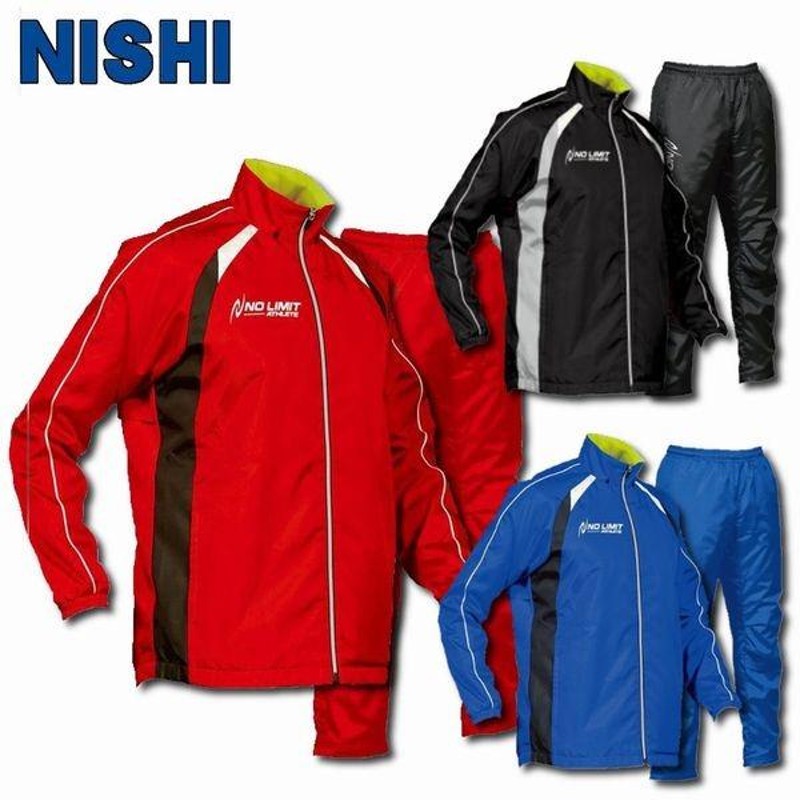 新品) Nishi ウィンド 上下セットアシックス - 陸上競技