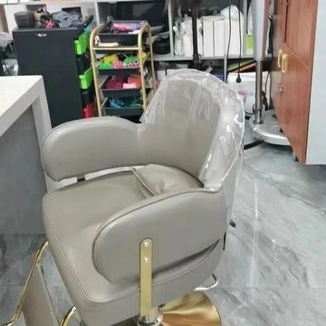 ✅理發店椅子套罩網紅剪發椅子套扶手套燙染透明凳套美發店椅子套
