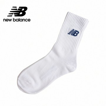【New Balance】 NB 棉質中筒襪_中性_白色_7242510280