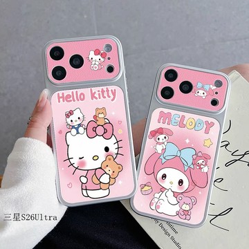 KT貓美樂蒂防摔手機殼 適用三星 S26 S25 S24 S23 S22 S21 + Ultra S25FE S20FE