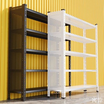 免運 免螺絲速裝貨架家用置物架多層落地廚房客廳收納儲物多功能耐重層架/貨架倉庫展架/角鋼層架