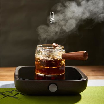 日式磨砂耐高溫熱玻璃茶壺側把桔普小青柑煮茶器泡茶壺電陶爐套裝