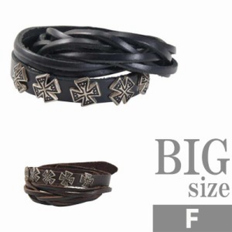 レザーブレスレット 大きいサイズ メンズ ブレスレット 革 3段階調節 止め金 リアルレザー C 15 通販 Lineポイント最大6 0 Get Lineショッピング