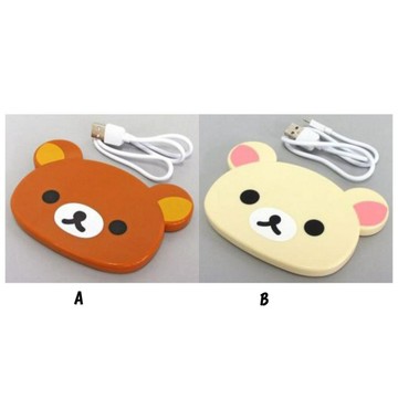 【震撼精品百貨】Rilakkuma San-X 拉拉熊懶懶熊~拉拉熊無線充電器(13CM/兩款圖案)|#10210