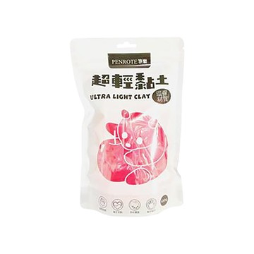 筆樂PENROTE超輕黏土/F8082/紅/100g