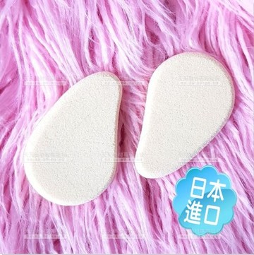 日本石原商店高濕潤柔軟(逗號型)化妝海綿粉撲-二入(BT-3216)[58132]