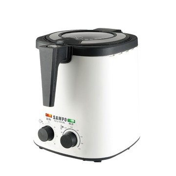 免運 sampo聲寶 1250w大功率健康油切氣炸鍋(3l) kz-l19303bl