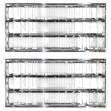 DANCELIGHT 舞光 T8 LED 4尺3管輕鋼架格柵燈具空台 LED-4341R6 2個  1組