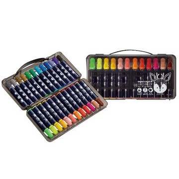 雄獅SIMBALION毛毛獸彩色筆/HAM-24/24色/盒