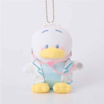 小禮堂 【限購排單不保單】Sanrio 三麗鷗 貝克鴨 絨毛玩偶吊飾 (302診療室)