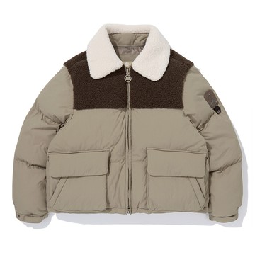 BBC EARTH 女 Detachable Collar Ball Padded Jumper 化纖外套 深米色 BEFJPFP07990