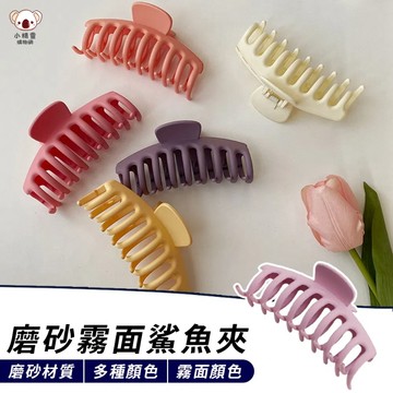 🔥台灣當天出貨🔥 磨砂霧面鯊魚夾 韓風 磨砂款 髮飾 鯊魚夾 磨砂鯊魚夾 鯊夾 髮夾