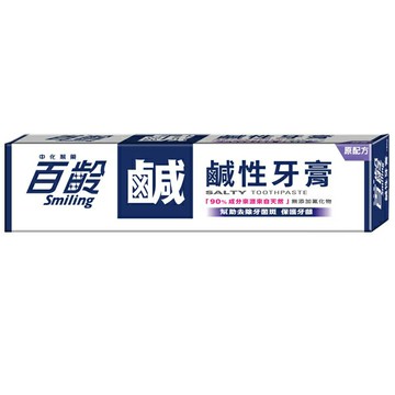 百齡 鹹性牙膏 180g【康鄰超市】