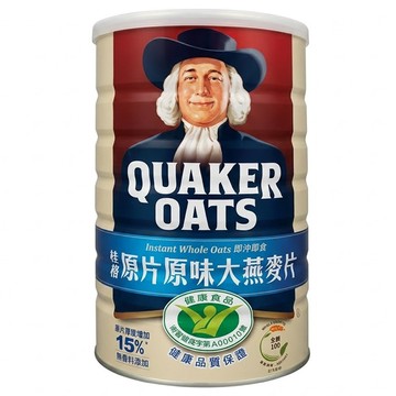 QUAKER 桂格 原片原味大燕麥片  800g  1罐