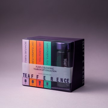 TEAFFERENCE Purple Blending Tumbler Gift Collection 20ea Set