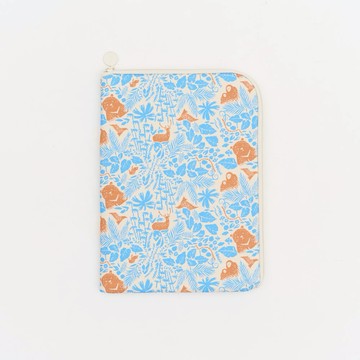 【印花樂】11吋 iPad收納包/山林朋友/橘藍