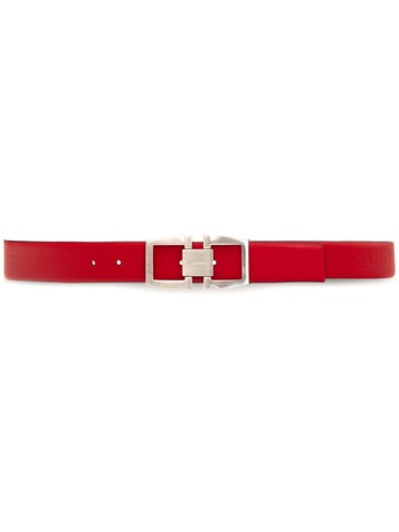 Ferragamo - Gancini-buckle reversible leather belt - men - CALFSKIN - 115 - Red