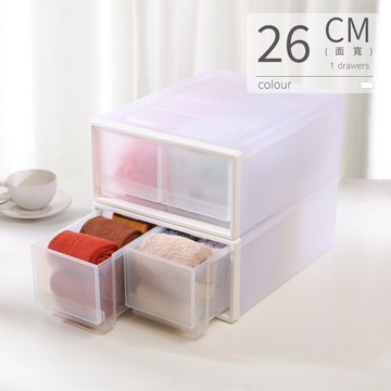 [Keyway聯府] 雙抽屜整理箱 置物箱 收納箱 10L 抽屜櫃 單層櫃 塑膠盒 小物盒 CK32【139百貨】