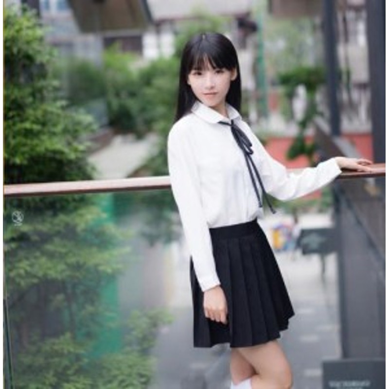 日系セーラー服/長袖団体服/女子学生学園制服/JK制服//プリーツミニ