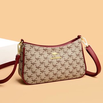 春夏季腋下小背包中老年女式包包2025新款媽媽包斜挎包女老花女包