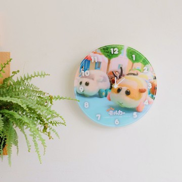 《PUI PUI》🇯🇵日本商品 天竺鼠車車壓克力掛鐘 時鐘 モルカー