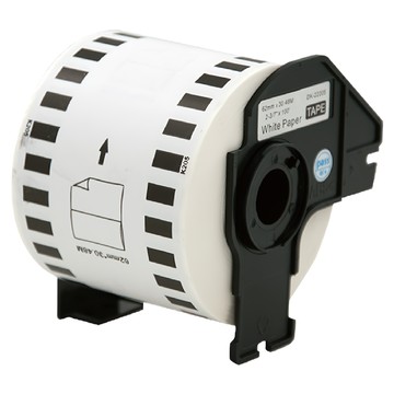 NEXTPAGE 台灣榮工 BROTHER 相容 連續標籤帶 DK-22205 62mm x 30.48M  白底黑字