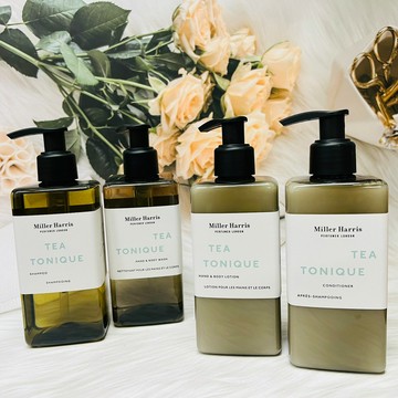 英國 Miller Harris 午後伯爵 方罐 295ml 洗髮精/潤絲精/沐浴精/身體乳液｜全店$199免運