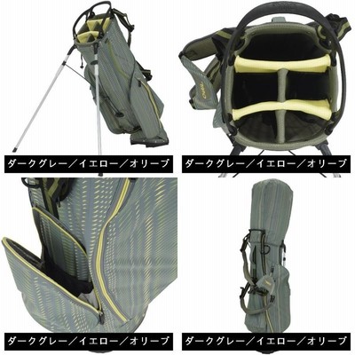 オウル OUUL 2WAYパイソンSUPER LIGHT スタンドキャディバッグ