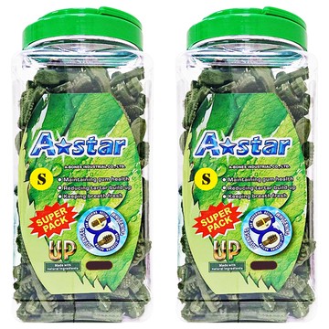 A star 多效能雙頭潔牙骨 雙向動能刷頭設計 Q軟有嚼勁 幫助物理性潔牙  1.9kg  2桶