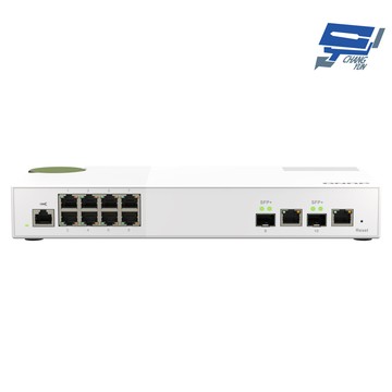 昌運監視器 qnap 威聯通 qsw-m2108-2c 10埠 管理型交換器 10gbe/2.5gb