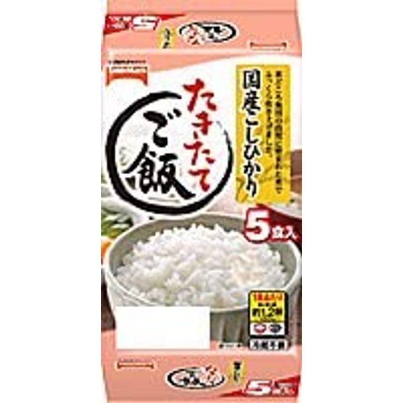 テーブルマーク株式会社 テーブルマーク たきたてご飯 国産こしひかり 5食 ×8個