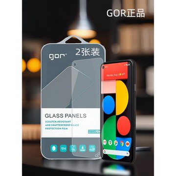 GOR適用谷歌Pixel5鋼化玻璃貼膜Google谷歌Pixel手機9電10話8高pro清7非4全3半XL透a明fold屏幕4a保護硬貼膜