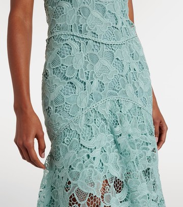 Costarellos Janica silk lace gown