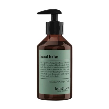 Jean & Len 生薑迷迭香護手霜 250ml (JL017)
