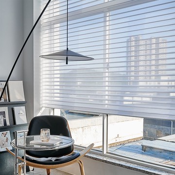 【台灣公司 可打統編】 香格里拉簾窗簾電動升降臥室柔書房遮光遮陽防水百葉簾卷拉式紗簾 y7152