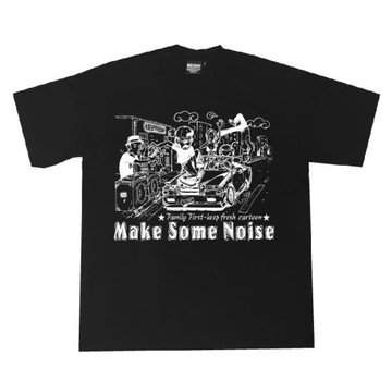 hiphop寬松old school重磅bboy卡通西海岸街舞美式小領口短袖t恤