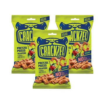 其他風味餅乾 【CRACKZEL】開嗑蝴蝶脆餅-墨西哥辣椒味65gX3包組