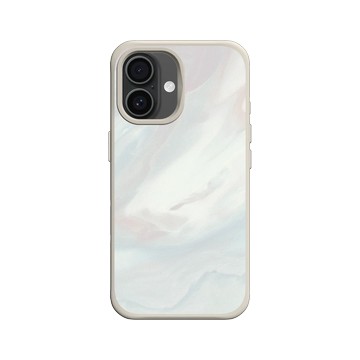 iPhone 16 SolidX 貝殼灰 - 石紋與渲染 / Marble & Dreamy Gradient - 初戀