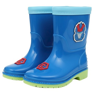 Hello Carbot 衝鋒戰士傑特 男童雨靴 10004  藍色  180